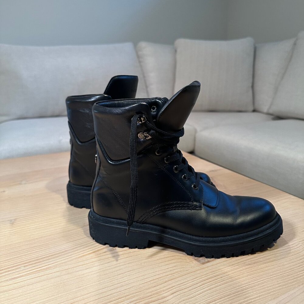 Moncler Combat Boots - Black (Women's EU 38/Size 8) - Picture 3 of 13